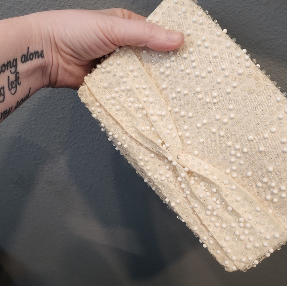 Vintage Corde-Bead By Lumered Hand Beaded Clutch Wallet Made in USA - Picture 14 of 14